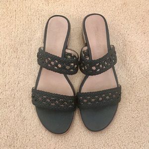 Madewell - Marianna Basketweave Black Sandals